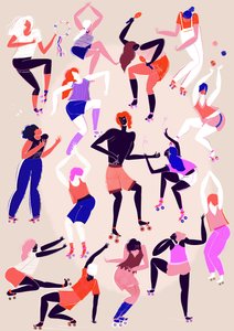 Roller Disco, 2015 (digitale)