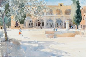 Piazza Batei Mahase, Vecchia Gerusalemme da Lucy Willis