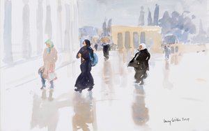 Pellegrini sul Monte del Tempio, Gerusalemme da Lucy Willis