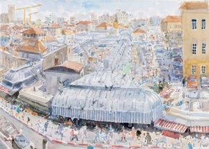 Vista dal Balcone, Mahane Yehuda, Gerusalemme da Lucy Willis