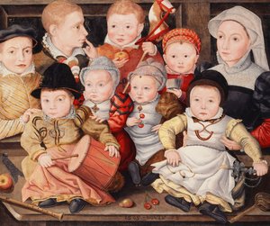 Ritratto di gruppo di bambini, 1565 da Ludger Tom the Younger Ring