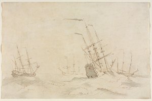 Navi, seconda metà del 1600 da Ludolf Backhuysen
