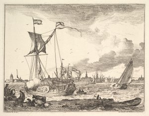 Scena del porto da Ludolf Backhuysen I
