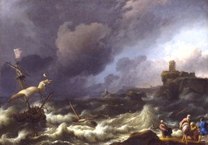 La tempesta da Ludolf Backhuysen I