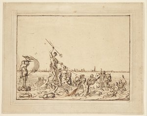 Allegoria di Amsterdam come città marittima da Ludolf Bakhuizen