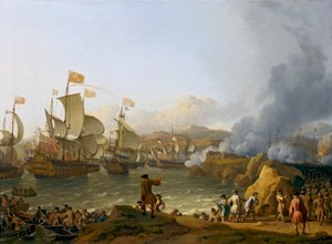 La battaglia della Baia di Vigo da Ludolf Bakhuizen