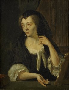 Anna de Hooghe (1645-1717). La quarta moglie del pittore da Ludolf Bakhuysen