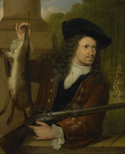 Jan de Hooghe (1650-1731). Cugino di Anna de Hooghe, vestito per la caccia