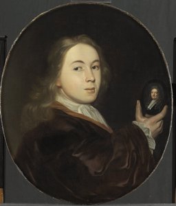 Johannes Bakhuysen (1683-1731). Con un ritratto in miniatura di suo padre Ludolf da Ludolf Bakhuysen