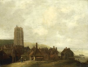 Veduta di Egmond aan Zee da Ludolf Bakhuysen