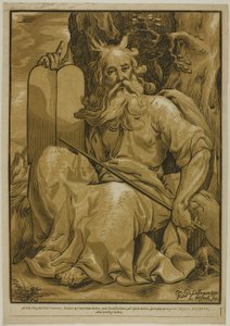 Mosè con le Tavole della Legge da Ludolph Büsinck