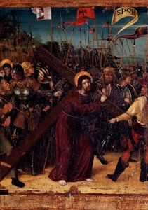 Misteri del Rosario: Gesù che porta la croce da Ludovico Brea