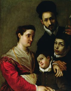 Ritratto della famiglia Tacconi da Ludovico Carracci
