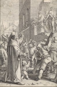 Cristo mostrato al popolo (Ecce homo) De Passie (serie) da Ludovicus Siceram