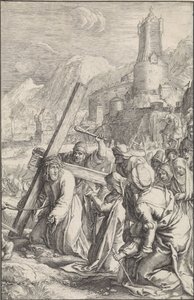 Portare la croce (La Passione) da Ludovicus Siceram