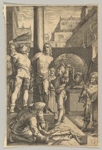 La Flagellazione, dalla Passione di Cristo da Ludovicus Siceram
