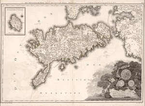 Il circolo di Arensburg o la provincia da Ludvig August; Hartknoch Mellin
