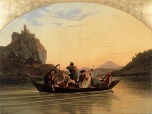 Attraversamento a Schreckenstein, 1837