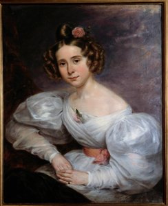 Ritratto di una giovane donna da Ludwig August or Louis August Schwiter