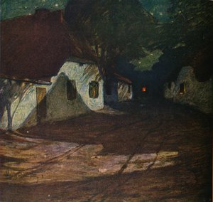 Una notte al chiaro di luna, c1900, 1905 da Ludwig Dettmann