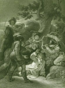 Il duca di Monmouth catturato dopo la battaglia di Sedgemoor