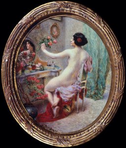 La Toilette. Pittura di Ludwig Deutsch (1855-1935) da Ludwig Deutsch