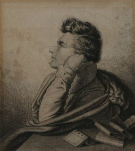 Ritratto del poeta Heinrich Heine 1797-1856, 1827 da Ludwig Emil Grimm