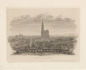 Vista della cattedrale di Strasburgo