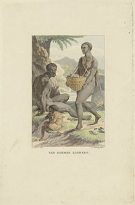 Abitanti della Tasmania da Ludwig Gottlieb Portman