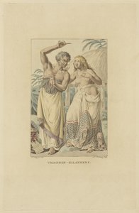Abitanti delle Isole degli Amici (Arcipelago di Tonga) da Ludwig Gottlieb Portman