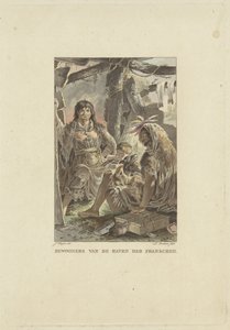 Famiglia nella loro capanna da Ludwig Gottlieb Portman