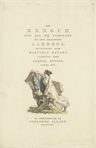 Donna presso una roccia da Ludwig Gottlieb Portman