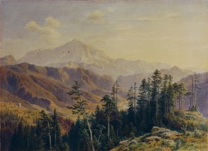 Il Schneeberg in Bassa Austria visto da Gutenstein da Ludwig Halauska