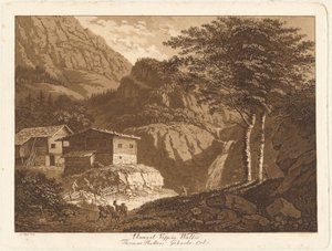 Unweit Visp in Wallis / Thomas Platters Geburts Ort da Ludwig Hess