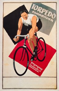 Biciclette della Torpedo Weilwerke da Ludwig Hohlwein