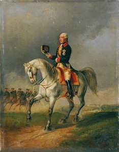 Kaiser Joseph II a cavallo da Ludwig Johann Passini