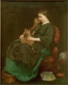 La madre dei gatti da Ludwig Knaus