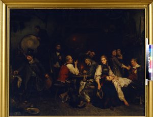 Il mattino dopo la festa da Ludwig Knaus