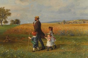 Passeggiata domenicale. 1889