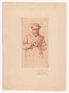 Autoritratto di Ludwig Michaleck da Ludwig Michalek
