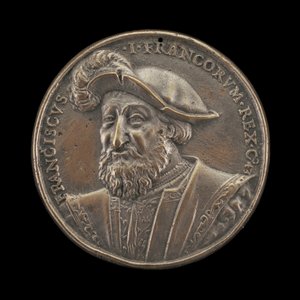 Francesco I, 1494-1547, Re di Francia 1515 [recto], 1537 da Ludwig Neufahrer