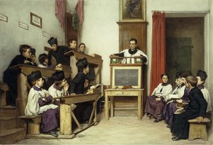 La classe di latino da Ludwig Passini