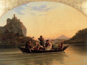 Attraversamento di Schreckenstein da Ludwig Richter