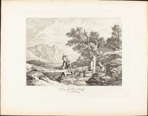 Il Lattenberg vicino a Salisburgo da Ludwig Richter