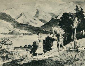 Lago Fuschl, Salisburgo, Austria, 1823, 1943
