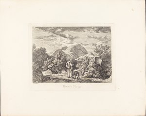 Rocca di Mezzo da Ludwig Richter