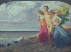 Tempesta di primavera da Ludwig von Hofmann