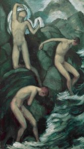 Torrente di montagna da Ludwig von Hofmann