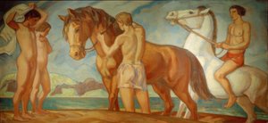 Cavaliere al mare