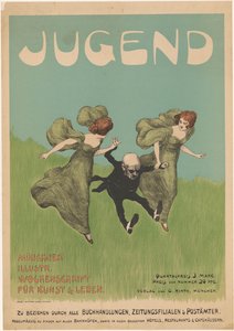 Manifesto per la rivista Jugend da Ludwig von Zumbusch